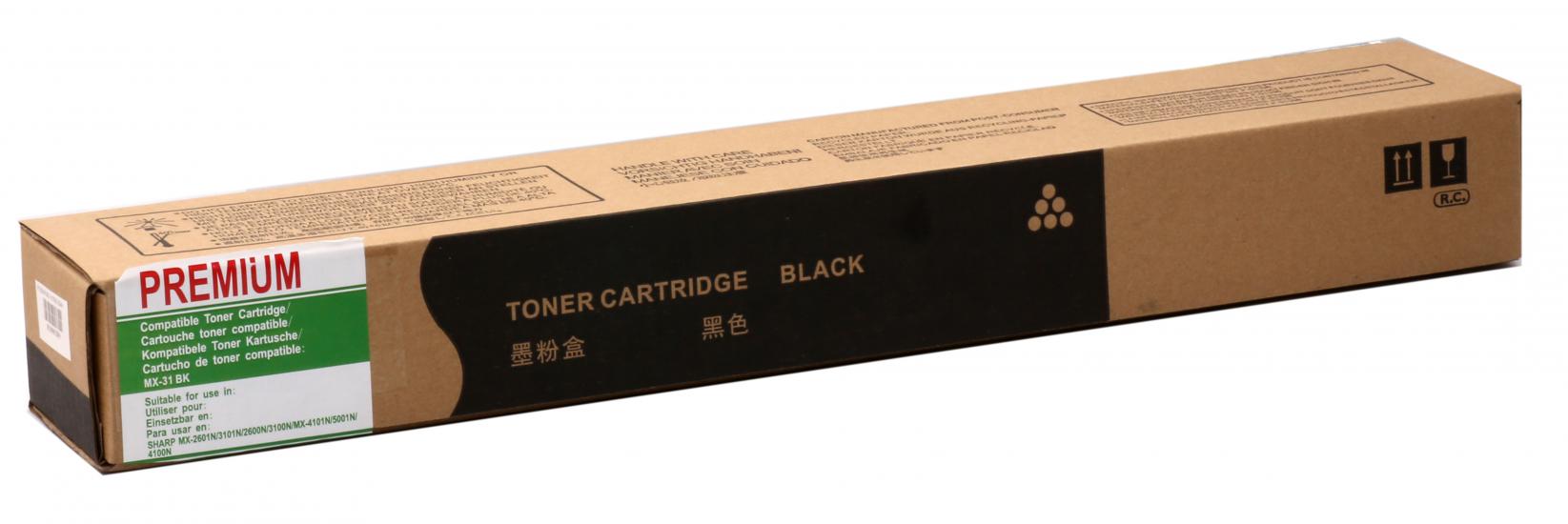 Sharp MX-2301-2600-3100 Siyah Muadil Toner Elba