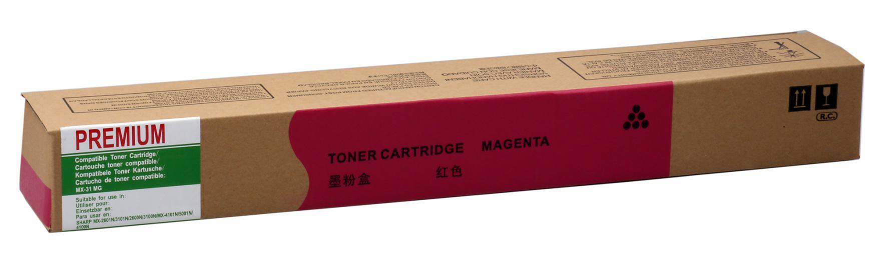 Sharp MX-2301-2600-3100 Kırmızı Muadil Toner Elba