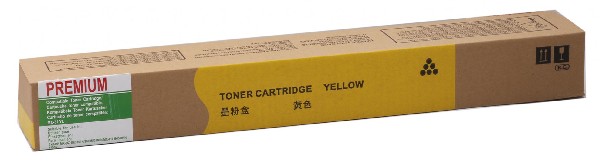 Elba Sharp MX-2301-2600-3100-4500 Sarı Muadil Toner