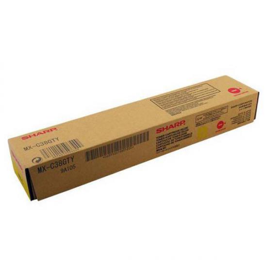 Sharp MX-C38GTY Yellow Sarı Orjinal Fotokopi Toneri MX-C310-C311-C380