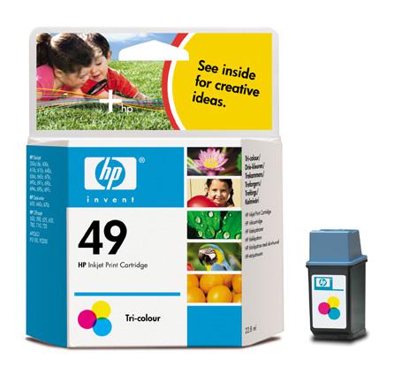 HP 49 Color Renkli Kartuş 51649A