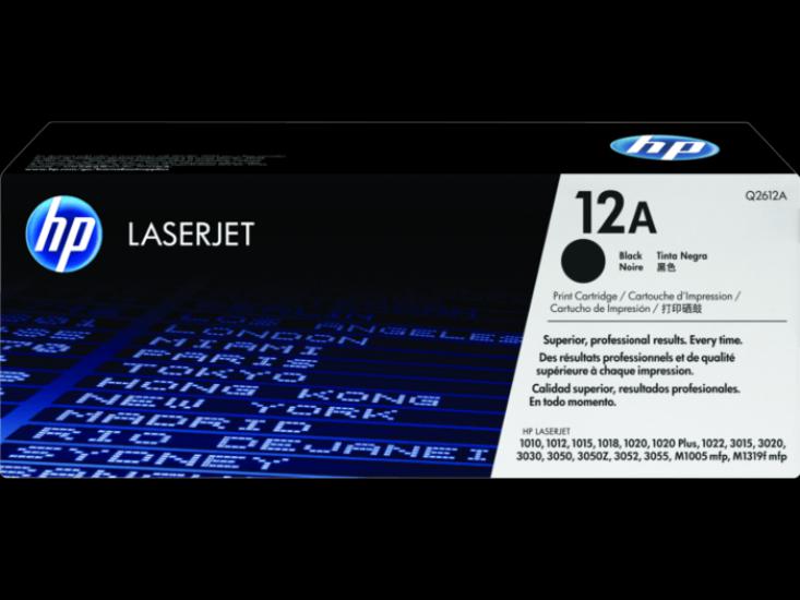 HP 12A Black Siyah 2.000 Sayfa Toner Q2612A