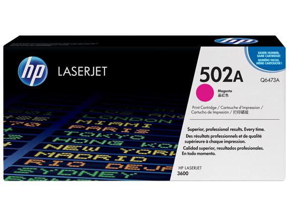 HP 502A Magenta Kırmızı 4.000 Sayfa Toner Q6473A