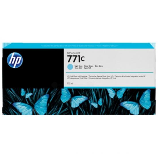 HP 771C Light Cyan Açık Mavi 775ML Plotter Kartuşu B6Y12A