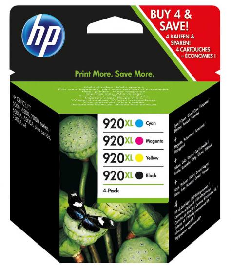 HP 920XL 4 Renk Multipack Kartuş Takımı C2N92AE