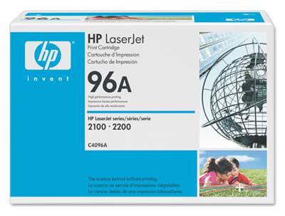 HP 96A Black Siyah 5.000 Sayfa Toner C4096A