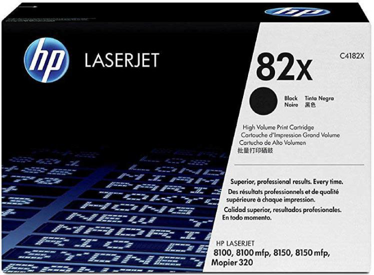 HP 82X Black Siyah Yüksek Kapasiteli 20.000 Sayfa Toner C4182X