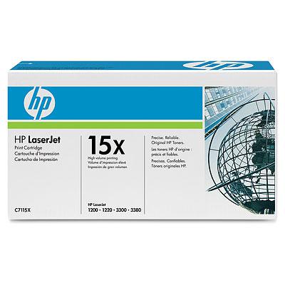 HP 15X Black Siyah 3.500 Sayfa Yüksek Kapasite Toner C7115X