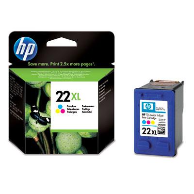 HP 22XL Color Renkli Yüksek Kapasite Kartuş C9352CE
