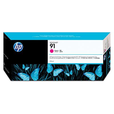 HP 91 Magenta Kırmızı 775ML Plotter Kartuşu C9468A