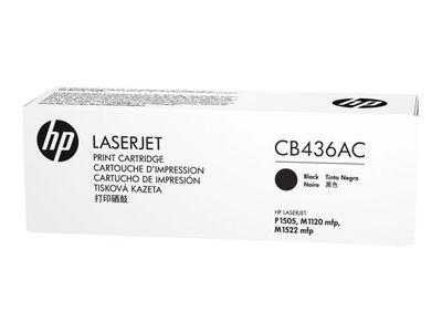 HP Taahhütlü Black Siyah 2.000 Sayfa Toner CB436AC