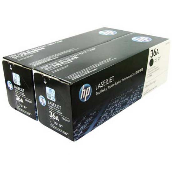 HP 36A Black Siyah Çiftli 2.000 Sayfa Toner CB436AF