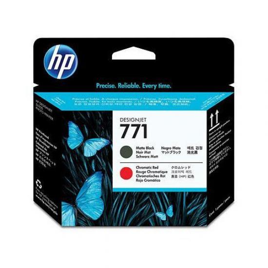 HP 771 Matte Black-Cromatic Red Mat Siyah-Kırmızı Baskı Kafası CE017A