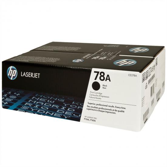 HP 78AD Black Siyah Çiftli 2.100 Sayfa Toner CE278AD