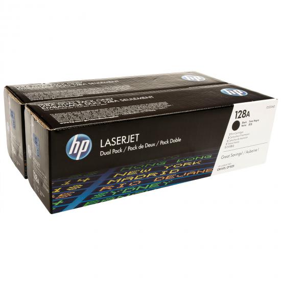 HP 128A Black Siyah Çiftli 2.000 Sayfa Toner CE320AD