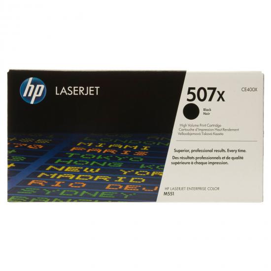 HP 507X Black Siyah Yüksek Kapasite 11.000 Sayfa Toner CE400X