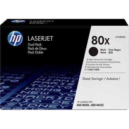 HP 80XD Black Siyah Çiftli Yüksek Kapasite 6.900 Sayfa Toner CF280XD