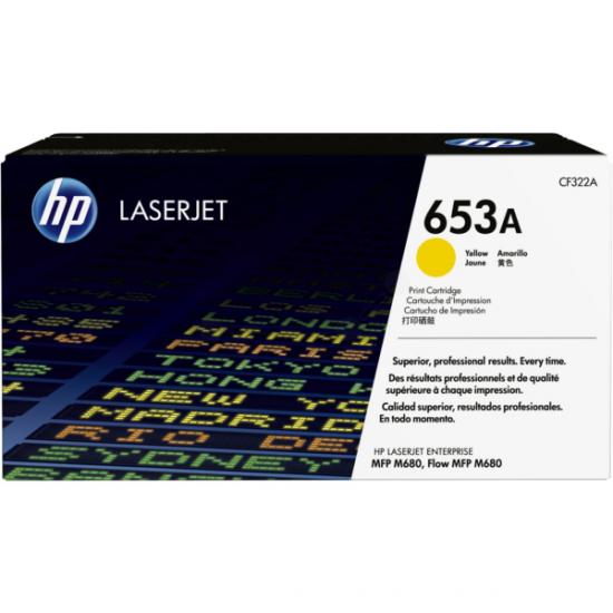 HP 653A Yellow Sari 16.000 Sayfa Toner CF322A