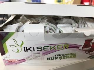 İki Şeker Sargılı Küp Şeker 450gr