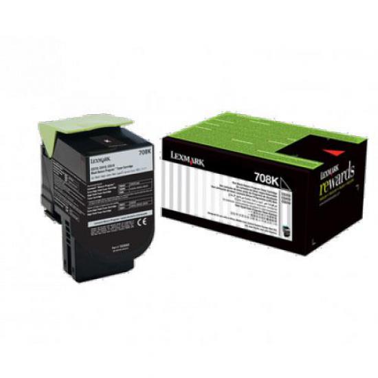 Lexmark 70C80K0 1.000 Sayfa Black Siyah Toner CS310-410-510 708K