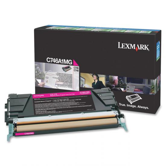 Lexmark C746A1MG 7.000 Sayfa Magenta Kırmızı Toner C746-748