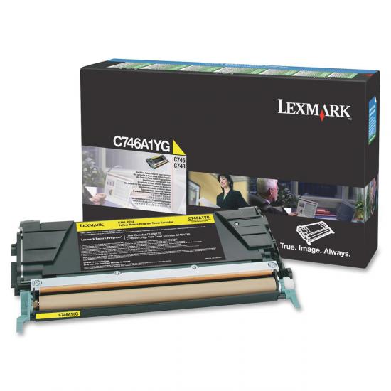 Lexmark C746A1YG 7.000 Sayfa Yellow Sarı Toner C746-748