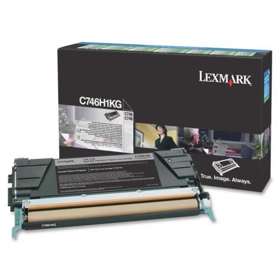 Lexmark C746H1KG 12.000 Sayfa Black Siyah Toner C746-748