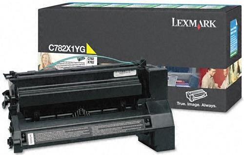 Lexmark C782X1YG 15.000 Sayfa Black Siyah Toner C782-X782