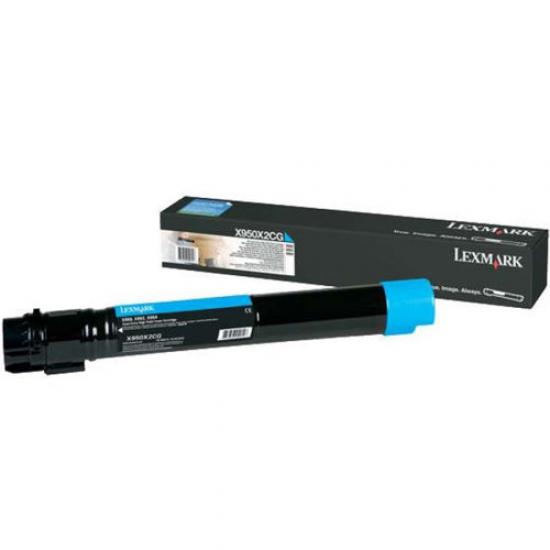 Lexmark X950X2CG 22.000 Sayfa Cyan Mavi Toner X950-X952-X954