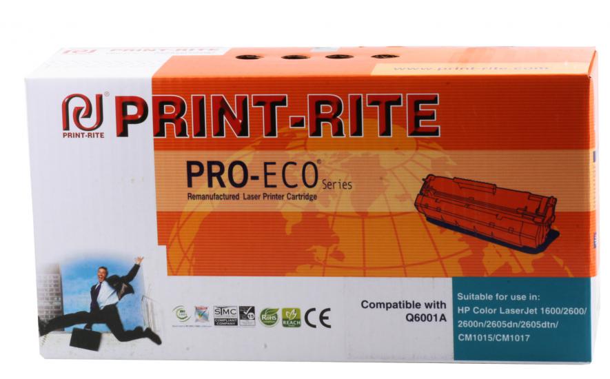 Print-Rite Hp Q6001A Mavi Muadil Toner CM1015mfp-CM1017mfp-1600-2600n-2605