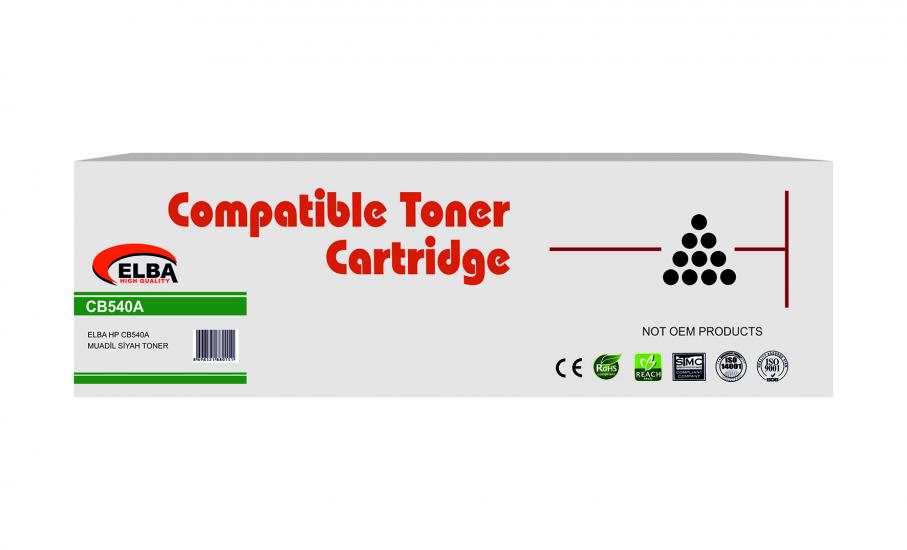 Elba Hp CB540A Muadil Siyah Toner CM1312-CP1215-CP1515-CP1518