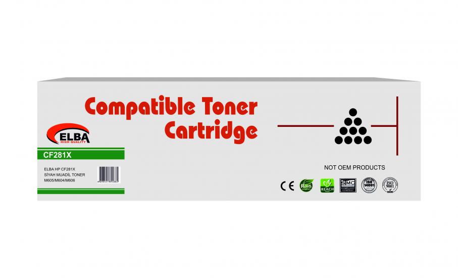 ELBA HP CF281X Siyah Muadil Toner
