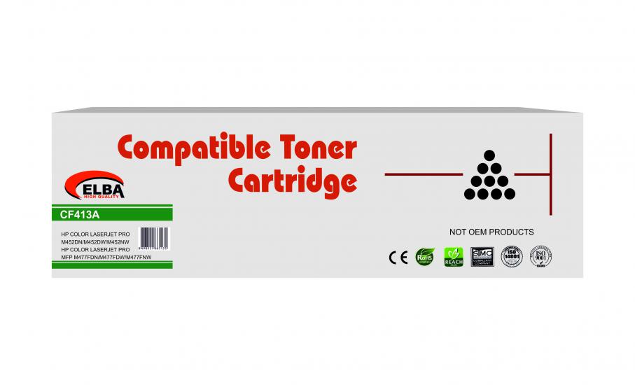 Elba HP CF413A Kırmızı Muadil Toner
