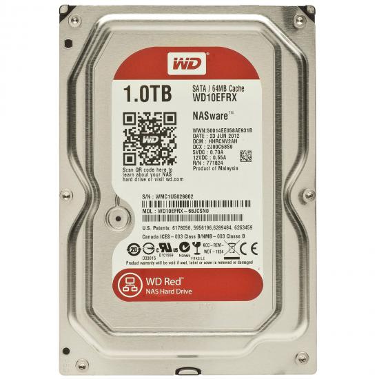 Wd 1Tb Red 3,5’’ 64Mb 5400Rpm WD10EFRX Harddisk