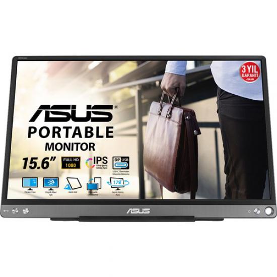 Asus 15.6’’ ZenScreen MB16ACE 75Hz 5ms (Type-C) Full HD IPS Taşınabilir Monitör