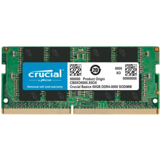 Crucial Basics Ntb 8Gb 2400Mhz Ddr4 Cb8Gs2400-Kutu Notebook Ram