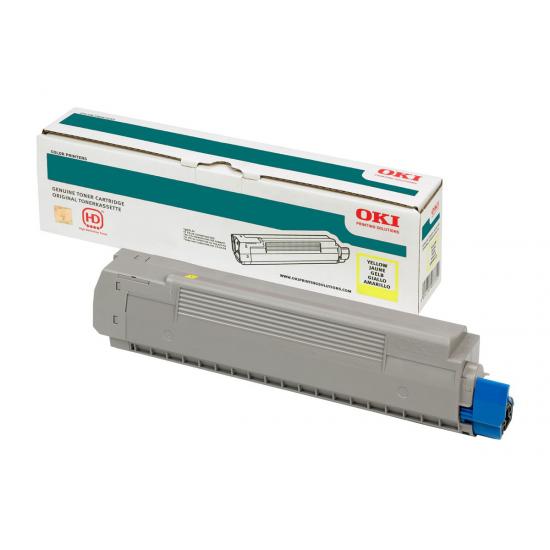 OKI MC873 10.000 Sayfa Yellow Sarı Toner 45862845