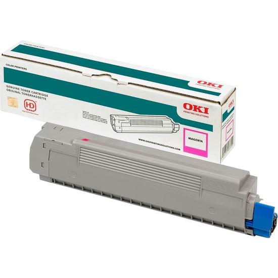 OKI MC873 10.000 Sayfa Magenta Kırmızı Toner 45862846