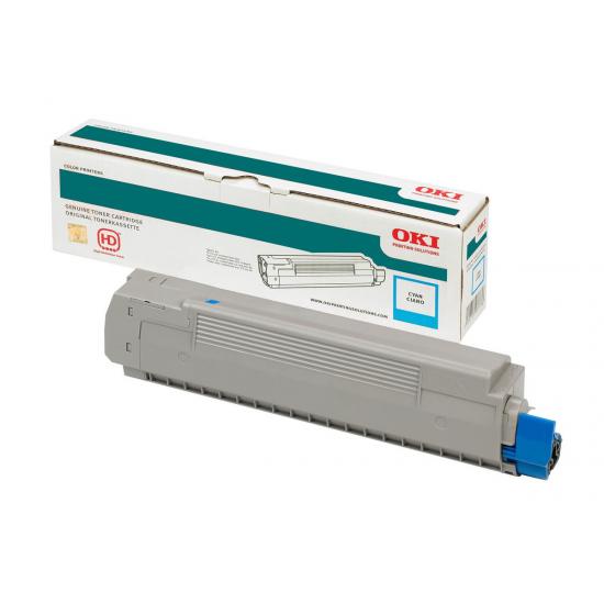 OKI MC873 10.000 Sayfa Cyan Mavi Toner 45862847