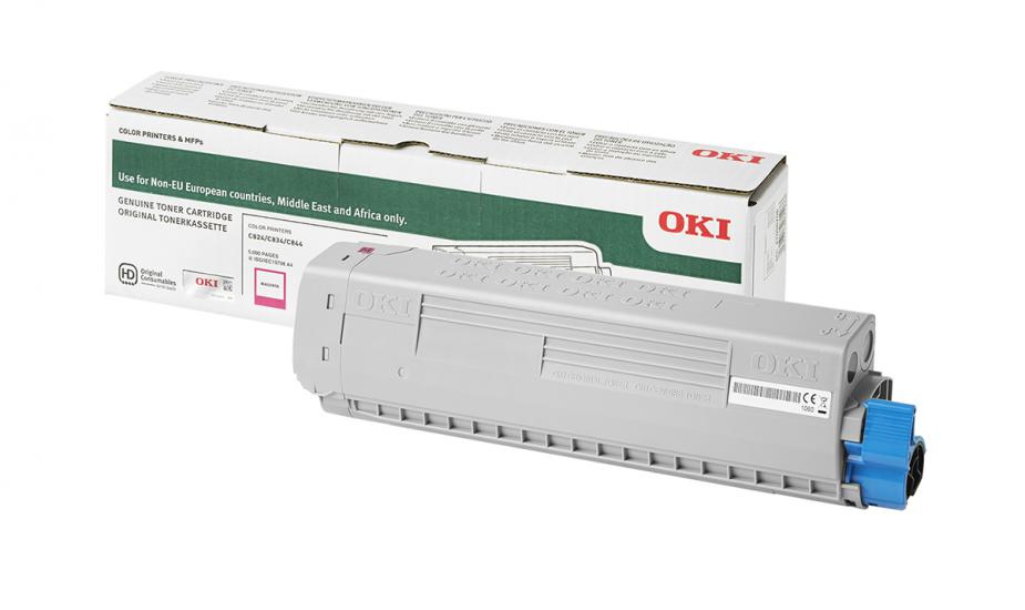 Oki C824-834-844 5bin Sayfa Magenta Kırmızı Toner 47095706
