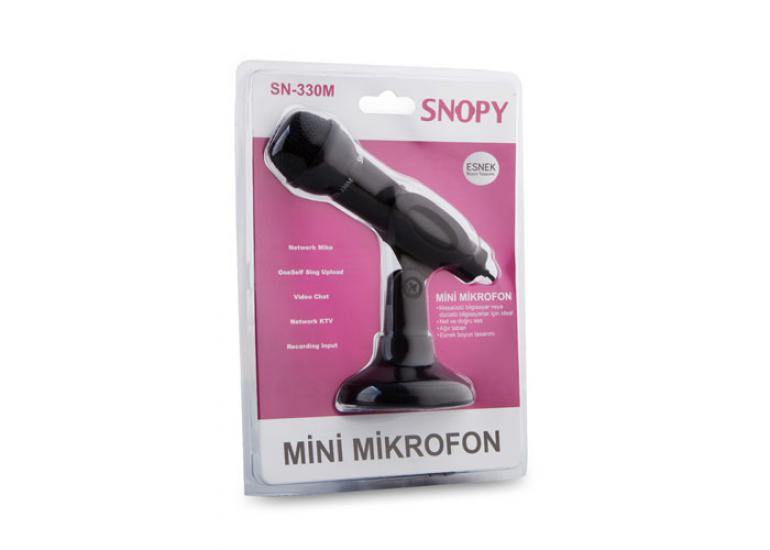 Snopy SN-330M Siyah Masaüstü Mikrofon