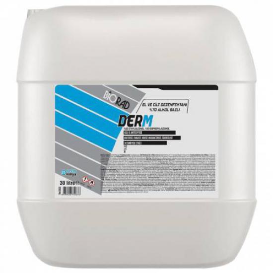 Derm Biorad 30lt Bidon El Ve Cilt Dezenfek  yüzde 70 Alkol Bazlı