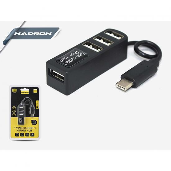 Hadron HN152 Usb Çoğaltıcı Type-C Telefon Uyumlu 4 Port