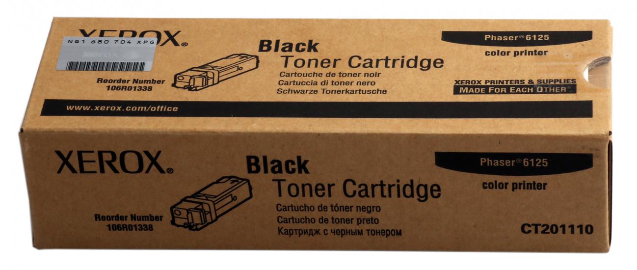 Xerox 106R01338 Phaser 6125 Black Siyah Toner 2.000 Sayfa