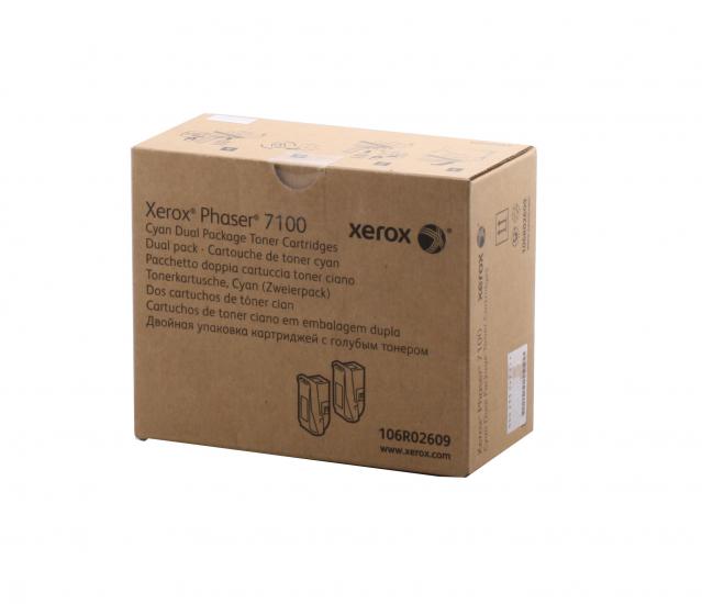 Xerox 106R02609 Phaser 7100 Yüksek Kapasiteli Cyan Mavi Toner 9.000 Sayfa