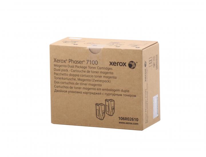 Xerox 106R02610 Phaser 7100 Yüksek Kapasiteli Magenta Kırmızı Toner 9.000 Sayfa
