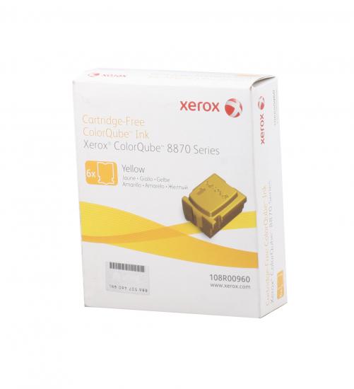 Xerox 108R00960 Phaser 8870-8880 Genuine Solid Ink Yellow Sarı 6 Stick