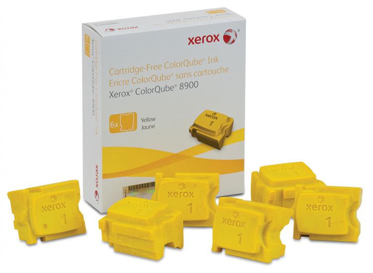 Xerox 108R01024 ColorQube 8900 Genuine Solid Ink Yellow Sarı 6 Stick