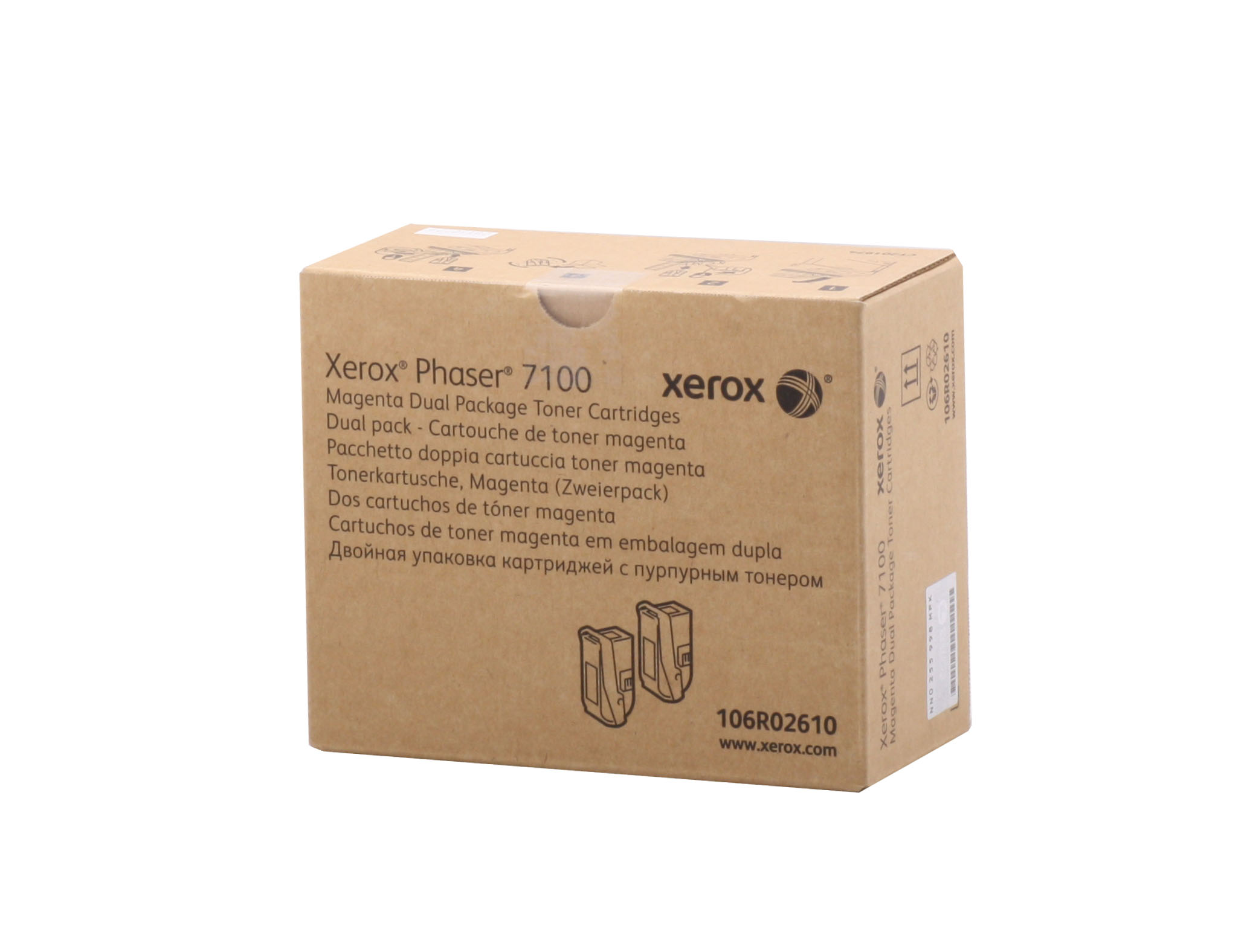 Xerox 106R02610 Phaser 7100 Yüksek Kapasiteli Magenta Kırmızı Toner 9.000 Sayfa