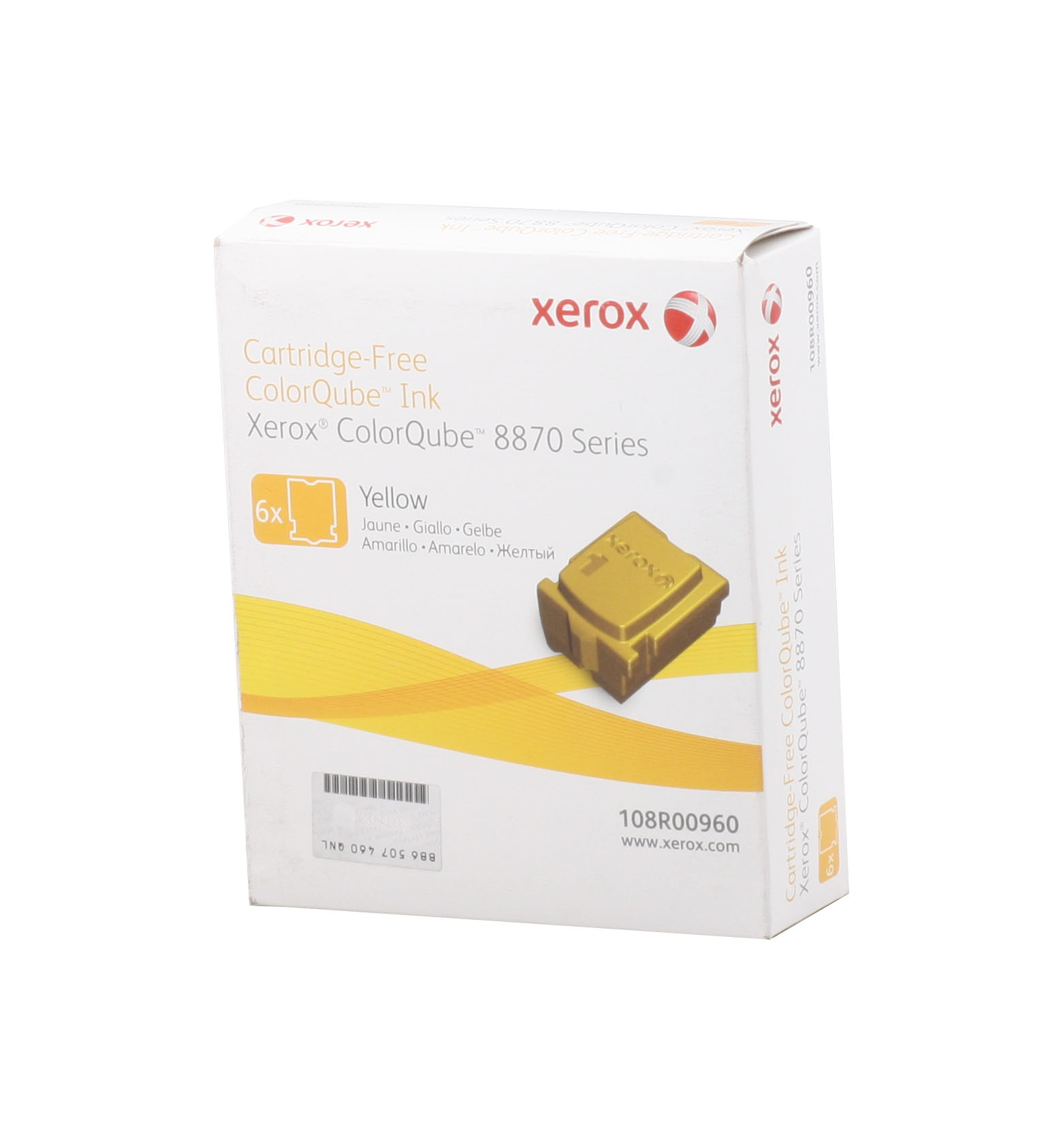 Xerox 108R00960 Phaser 8870-8880 Genuine Solid Ink Yellow Sarı 6 Stick